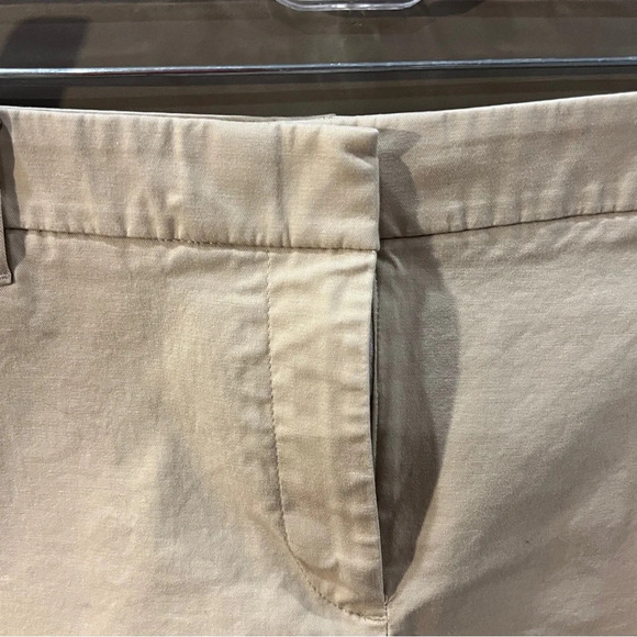 Ann Taylor size 6 khaki cotton blend shorts - Picture 4 of 12